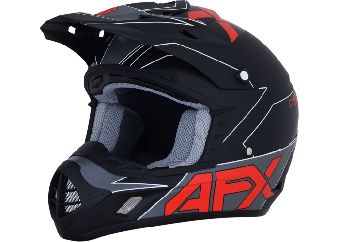 Casca Cross/ATV AFX FX-17 Negru Mat-Rosu XL